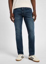 LEE RIDER MĘSKIE SPODNIE JEANSOWE JEANSY DŻISNY HOLLAND BLUE 112355795 L701008586. Niebieskie jeansy męskie Lee. Za 219.99 zł.