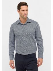 Eterna Koszula - Modern fit - w kolorze granatowym rozmiar: 40. Niebieskie koszule męskie Eterna, bez wzorów, z bawełny, bez kołnierzyka, bez ramiączek. Za 126.15 zł.