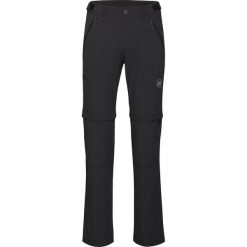Spodnie z odpinanymi nogawkami Mammut Runbold IV Zip Off Pants. Czarne szorty męskie Mammut, na lato, bez wzorów, z elastanu. Za 692.99 zł.
