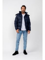 Northwood Kurtka zimowa "Nate" w kolorze granatowym rozmiar: S. Niebieskie kurtki męskie Northwood, na zimę, s, bez wzorów, bez kaptura. Za 295.86 zł.