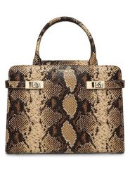 Steve Madden Torebka w kolorze beżowym - 30 x 21 x 13 cm rozmiar: onesize. Brązowe torebki klasyczne damskie Steve Madden, bez wzorów, z materiału, bez dodatków. Za 302.35 zł.