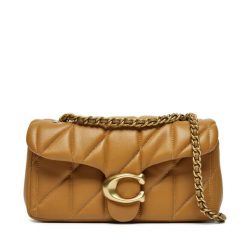 Torebka Coach. Brązowe torebki klasyczne damskie Coach, bez wzorów, wizytowe, bez kołnierzyka, bez ramiączek. Za 1,229.00 zł.