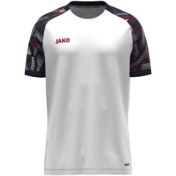 Koszulka Jako Sonic. Białe t-shirty sportowe męskie Jako, xl, z materiału, bez ramiączek, do piłki nożnej. Za 136.85 zł.