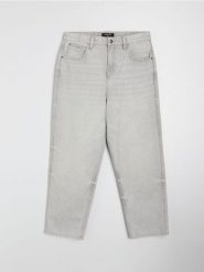 Jeansy baggy fit - kremowy. Białe jeansy męskie Sinsay. Za 69.99 zł.