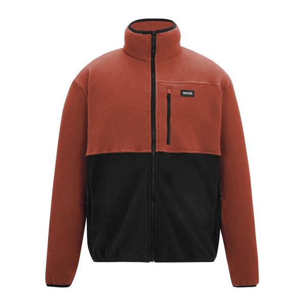 Bluza Polarowa Męska Blok Kolorystyczny Pełen Suwak Frankie. Niebieskie bluzy bez kaptura męskie Regatta, na zimę, m, z materiału. Za 171.99 zł.