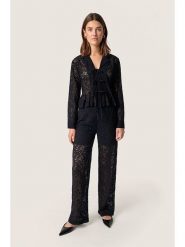 Soaked in Luxury Bluzka w kolorze czarnym rozmiar: XXL. Czarne bluzki damskie Soaked in Luxury, xxl, bez wzorów, z koronki, bez kołnierzyka, bez ramiączek. Za 126.99 zł.