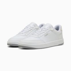 Puma Buty Canasta 40313801. Białe buty sportowe na co dzień męskie Puma, z syntetyku, bez zapięcia, trekkingowe. Za 236.43 zł.