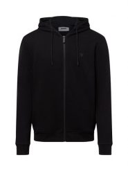 GUESS Męska kurtka z kapturem Mężczyźni Bawełna czarny jednolity, M. Czarne kurtki męskie Guess, m, z aplikacjami, z bawełny, z kapturem. Za 299.95 zł.