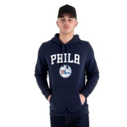 Bluza z kapturem Philadelphia 76ers NBA. Niebieskie bluzy z kapturem męskie New Era, m. Za 294.50 zł.