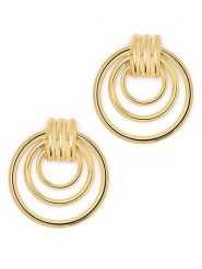 MOODE Kolczyki-wkrętki "Philomena" rozmiar: onesize. Żółte kolczyki damskie MOODE, ze stali. Za 101.94 zł.