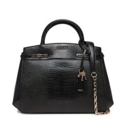 Torebka Guess. Czarne torebki klasyczne damskie Guess, z aplikacjami, bez dodatków. Za 679.99 zł.