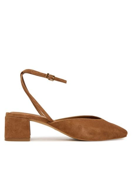 Aldo Czółenka Elianie 14295733 Brązowy. Brązowe czółenka damskie Aldo, bez wzorów, ze skóry, bez obcasa. Za 459.99 zł.