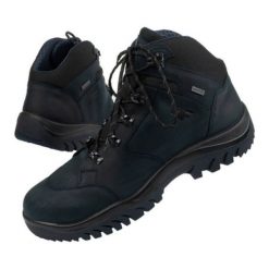 Buty 4F zimowe OBMH251 31S niebieskie. Niebieskie buty sportowe na co dzień męskie na zimę, z materiału, bez zapięcia, trekkingowe. Za 640.22 zł.