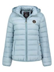 Geographical Norway Kurtka pikowana "Atikamap" w kolorze błękitnym rozmiar: XL. Niebieskie kurtki damskie Geographical Norway, xl, bez wzorów, bez kaptura. Za 188.85 zł.