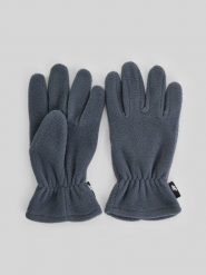 4F Rękawiczki polarowe Touch Screen dziecięce - szare S/M. Szare rękawiczki dziecięce 4f, z polaru, bez ramiączek. Za 39.99 zł.