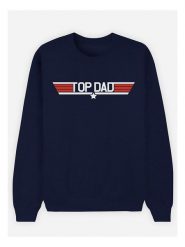 WOOOP Bluza "Top Dad" w kolorze granatowym rozmiar: S. Niebieskie bluzy bez kaptura męskie Wooop, s. Za 108.99 zł.