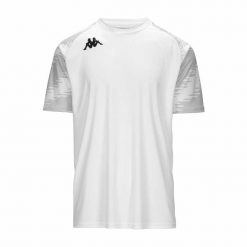 Koszulka Kappa Daverno. Białe t-shirty sportowe męskie Kappa, bez ramiączek, na fitness i siłownię. Za 179.50 zł.