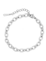 MOODE Bransoletka "Leana" rozmiar: onesize. Szare bransoletki damskie MOODE, ze stali. Za 39.99 zł.