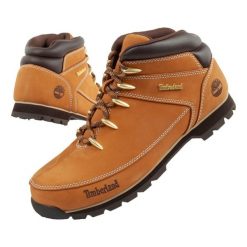 Buty trekkingowe Timberland Euro Sprint. Brązowe buty trekkingowe męskie Timberland, z tkaniny, bez zapięcia, do biegania. Za 689.00 zł.