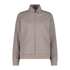 Damska bluza zapinana na zamek CMP. Białe bluzy bez kaptura damskie CMP, uniwersalny, z bawełny. Za 233.00 zł.