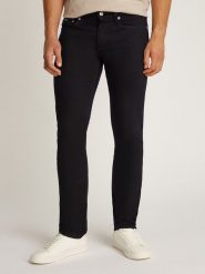 CALVIN KLEIN JEANS Dżinsy - Slim fit - w kolorze czarnym rozmiar: W36/L34. Czarne jeansy męskie Calvin Klein Jeans. Za 243.64 zł.