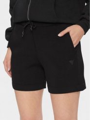 Guess Szorty sportowe Elly V2YD10 K7UW2 Czarny Relaxed Fit. Czarne spodenki sportowe damskie Guess, s, z wiskozy. Za 129.99 zł.
