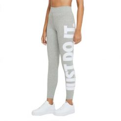 Legginsy Sportowe Damskie CZ8534 063. Szare legginsy damskie Nike, s, bez wzorów, z poliesteru. Za 241.00 zł.