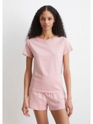 Marc O´Polo Koszulka piżamowa w kolorze jasnoróżowym rozmiar: M. Różowe piżamy damskie m, bez wzorów, z bawełny, bez ramiączek. Za 91.34 zł.