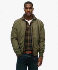 Superdry Lekka kurtka bomber MA1 z bawełny – Dusty Olive Green. Zielone kurtki damskie Superdry., s, bez wzorów, z bawełny, bez kaptura. Za 362.70 zł.