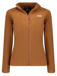 Geographical Norway Kurtka polarowa "Tug" w kolorze jasnobrązowym rozmiar: XXL. Brązowe kurtki damskie Geographical Norway, xxl, bez wzorów, z materiału, bez kaptura. Za 61.17 zł.