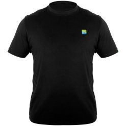 Koszulka Wędkarska Z Nadrukiem Preston Lightweight Black T-Shirt. Czarne t-shirty męskie FOX, l, bez wzorów, bez kołnierzyka. Za 94.99 zł.