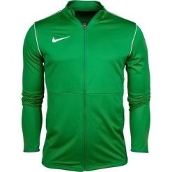 Bluza sportowa męska Nike Dry Park 20 TRK JKT K. Zielone bluzy sportowe męskie Nike, bez wzorów, sportowe, bez kołnierzyka, bez ramiączek. Za 114.00 zł.