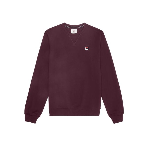 Bluza z okrągłym dekoltem Fila Biella. Białe bluzy sportowe męskie Fila, bez wzorów, eleganckie, bez kołnierzyka, bez ramiączek. Za 339.15 zł.