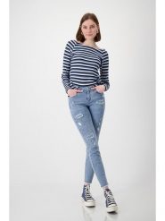 Monari Dżinsy - Skinny fit - w kolorze niebieskim rozmiar: 42. Niebieskie jeansy damskie Monari. Za 171.28 zł.