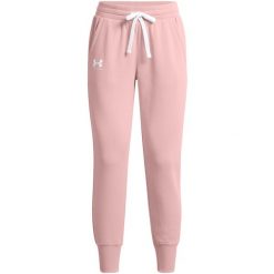 Spodnie Under Armour Rival Fleece, Kobiety. Białe spodnie dresowe damskie Under Armour, xl, bez wzorów, z bawełny. Za 290.00 zł.
