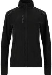 Damska kurtka wodoodporna Elite Lab Heat X2. Czarne kurtki do biegania damskie ELITE LAB, bez wzorów, z materiału, bez kaptura. Za 278.00 zł.