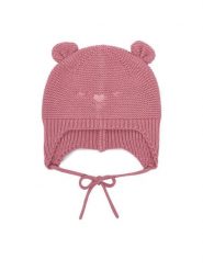 Lasocki Kids Czapka CEO-SKY-CO3DZ Różowy. Czerwone czapki dziecięce Lasocki Kids, na zimę, bez wzorów, z bawełny. Za 39.99 zł.