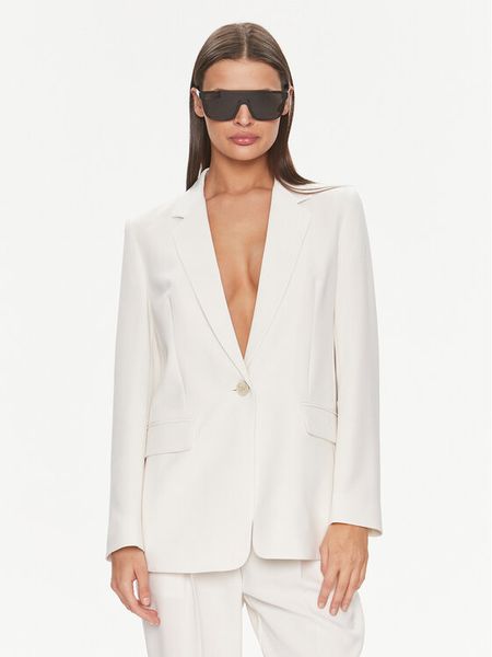 Boss Marynarka Jocaluah 50490053 Écru Regular Fit. Marynarki i żakiety damskie Boss, bez wzorów, z syntetyku. Za 1,599.00 zł.