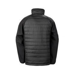 Kurtka softshell z recyklingu Result black compass. Czarne kurtki męskie RESULT, na zimę, m, bez wzorów, z puchu, bez kaptura. Za 186.50 zł.