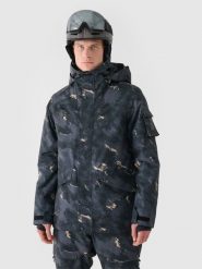 4F Kurtka snowboardowa membrana 10000 męska - multikolor XXL. Kurtki męskie 4f, m, bez wzorów, z dzianiny, z kapturem, narciarskie. W wyprzedaży za 399.99 zł.