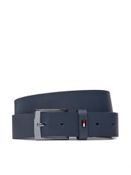 Tommy Hilfiger Pasek Męski Adan Leather 3.5 AM0AM12052 Granatowy. Niebieskie paski męskie Tommy Hilfiger, bez wzorów, ze skóry. Za 129.99 zł.