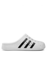Adidas Klapki adilette Clog FY8970 Biały. Białe kalosze damskie Adidas, bez wzorów, z tworzywa sztucznego. Za 139.99 zł.