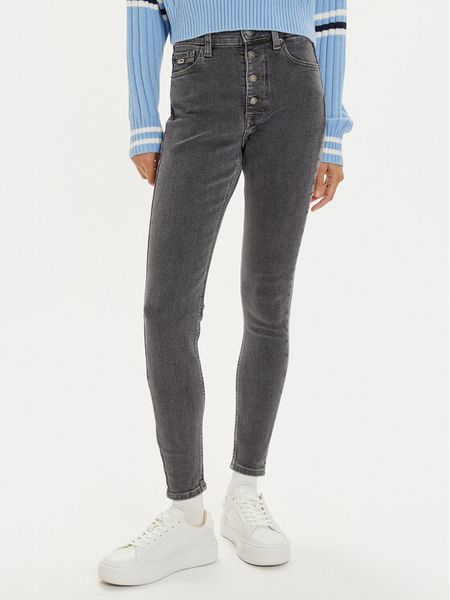 Tommy Jeans Jeansy Sylvia DW0DW19531 Szary Skinny Fit. Szare jeansy damskie Tommy Jeans. Za 269.99 zł.