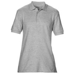 Męska Koszulka Polo Hammer Plain Pique. Szare koszulki polo męskie Gildan, m, bez wzorów, bez ramiączek. Za 73.99 zł.