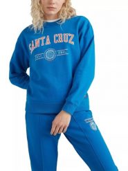 Bluza damska O'Neill Surf State Crew. Niebieskie bluzy z kapturem damskie O'neill, s, z bawełny. Za 259.00 zł.