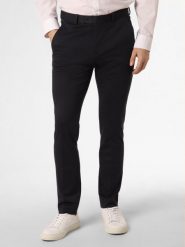Finshley & Harding London spodnie od garnituru modułowego Mężczyźni Slim Fit niebieski, 94. Niebieskie spodnie materiałowe męskie Finshley & Harding London, z dżerseju. Za 349.95 zł.