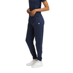 Damskie spodnie dresowe Wilson. Niebieskie spodnie sportowe damskie Wilson, l, z dresówki, na fitness i siłownię. Za 307.35 zł.