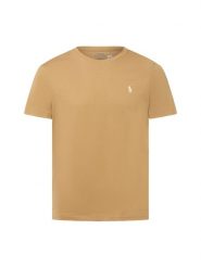 Polo Ralph Lauren Koszulka męska Mężczyźni Bawełna beżowy jednolity, M. Brązowe koszulki polo męskie Polo Ralph Lauren, m, bez wzorów, z bawełny, bez ramiączek. Za 339.95 zł.