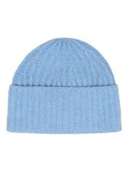 Zwillingsherz Kaszmirowa czapka beanie w kolorze błękitnym rozmiar: onesize. Niebieskie czapki zimowe damskie Zwillingsherz, z kaszmiru. Za 202.03 zł.