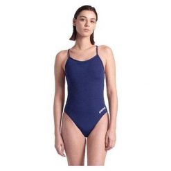 Kostium kąpielowy jednoczęściowy z koronkowym tyłem dla kobiet Arena Solide. Białe stroje jednoczęściowe damskie Arena, xs, bez wzorów. Za 129.99 zł.